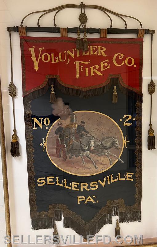 Fire Company #2's banner ca. 1911