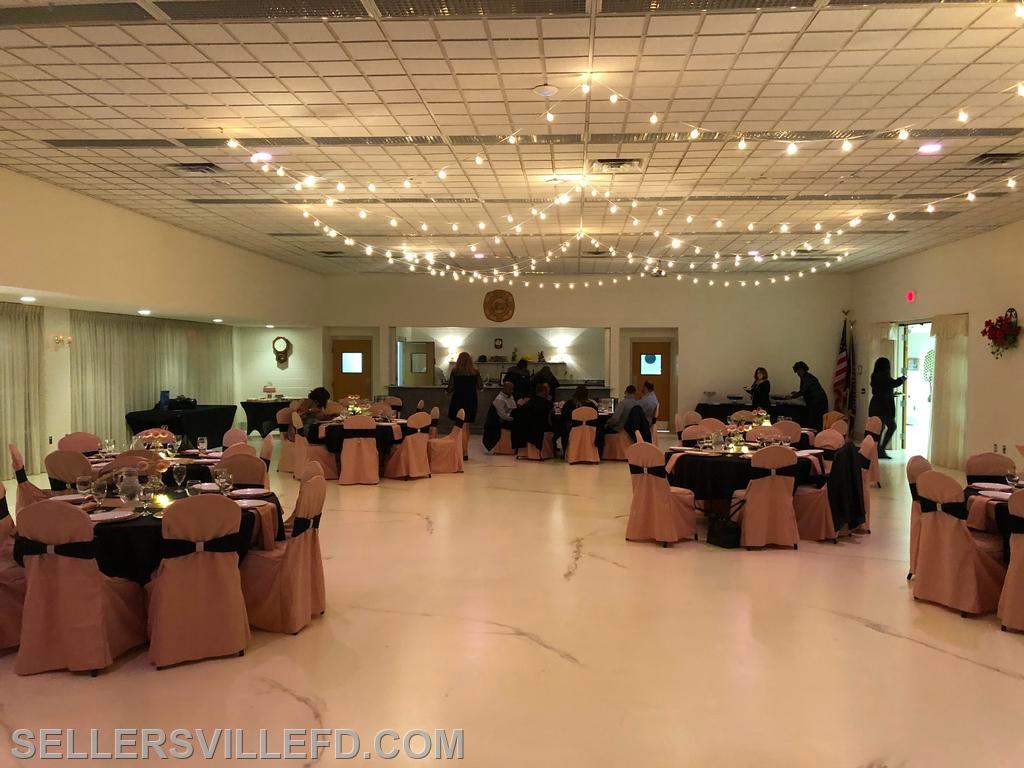 Decorated by client - 40th Birthday Celebration - set up for around 60 